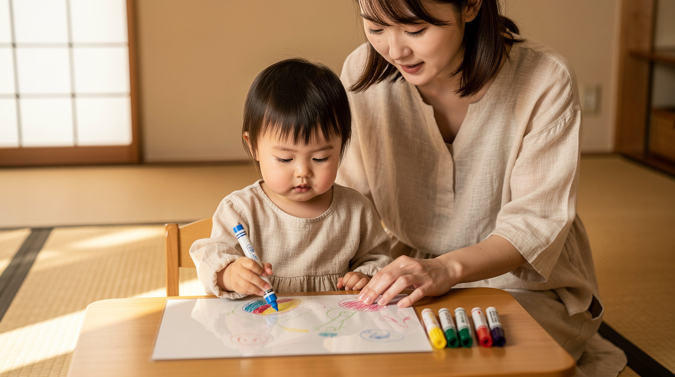 2歳室内遊びアート汚れない!厳選10アイデア後半