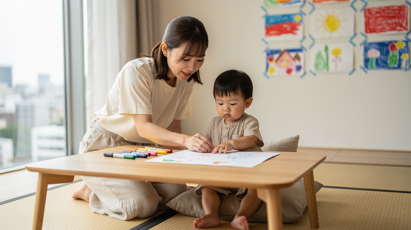 2歳室内遊びアート汚れないが注目される理由