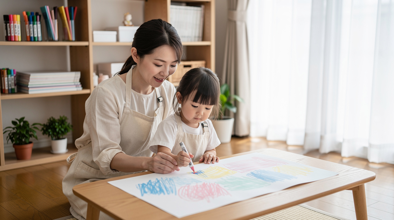 2歳室内遊びアート汚れないが重要な理由と基本の考え方