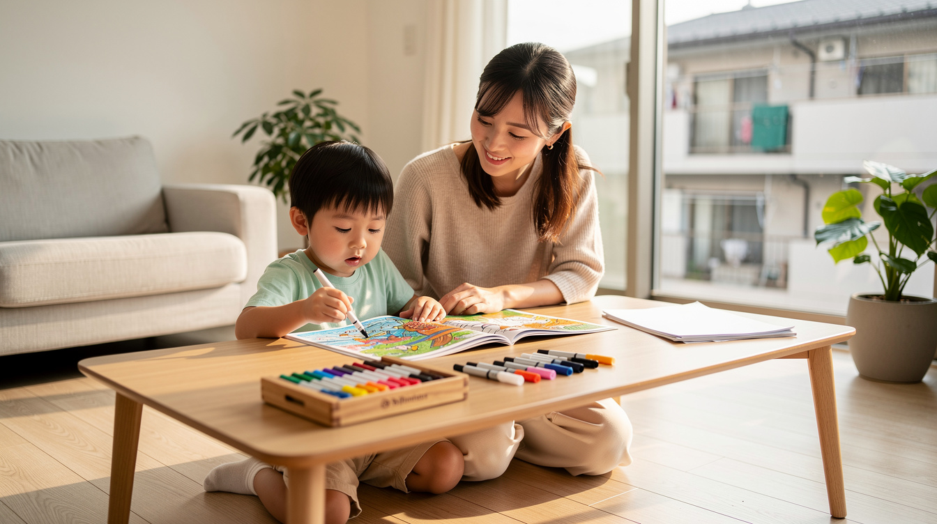 2歳室内遊びアート汚れない厳選アイデア⑤〜⑩