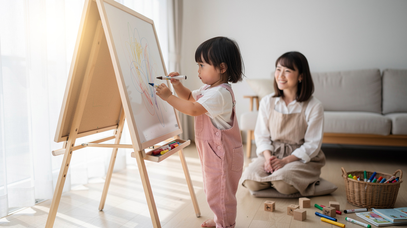 2歳室内遊びアート汚れない厳選アイデア①〜④