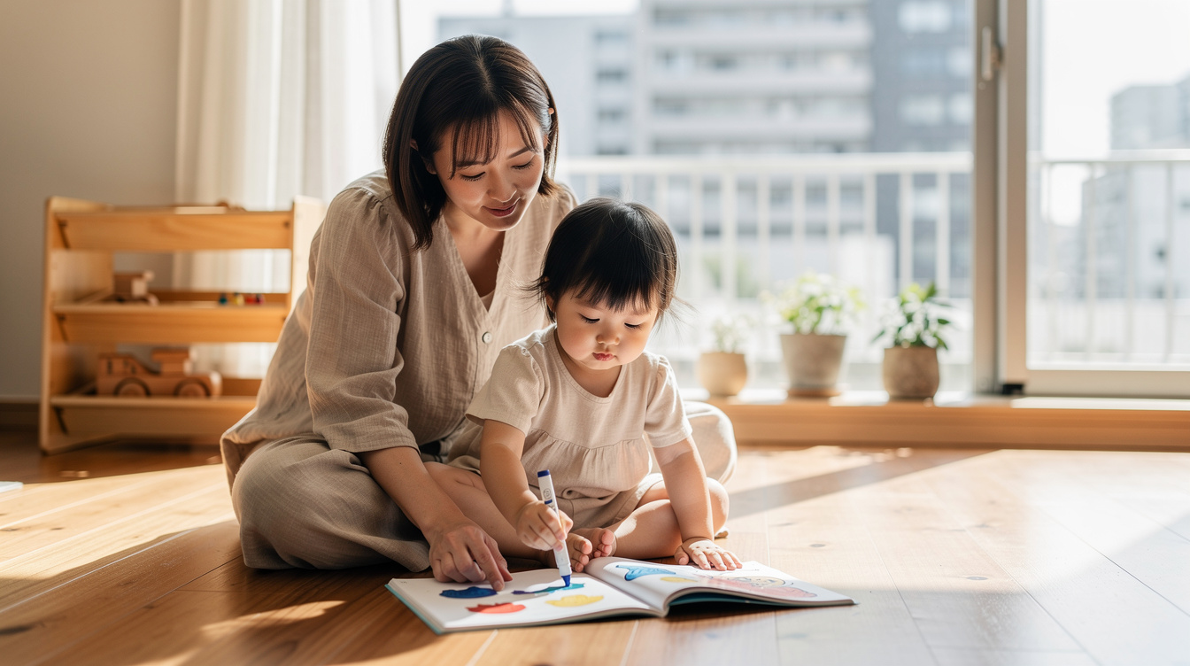 2歳室内遊びアート汚れないが注目される理由