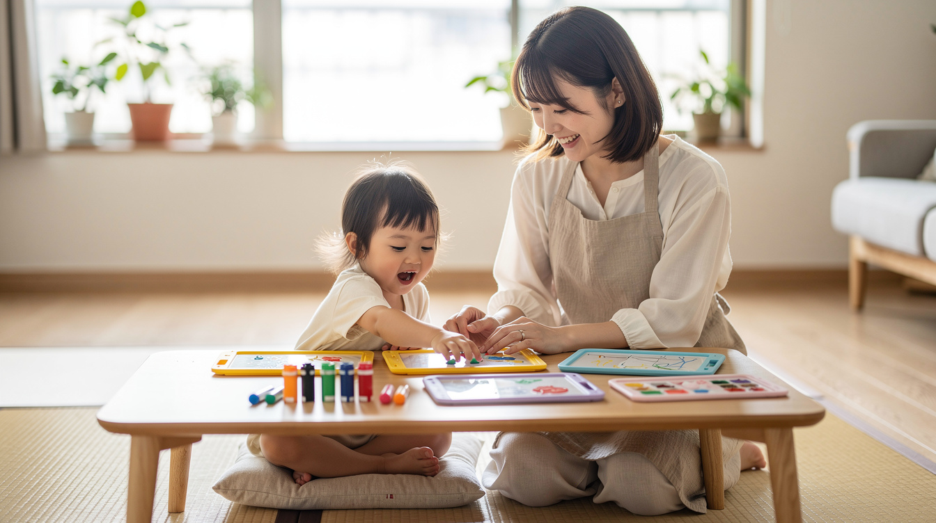 2歳室内遊びアート汚れない！おすすめ素材10選