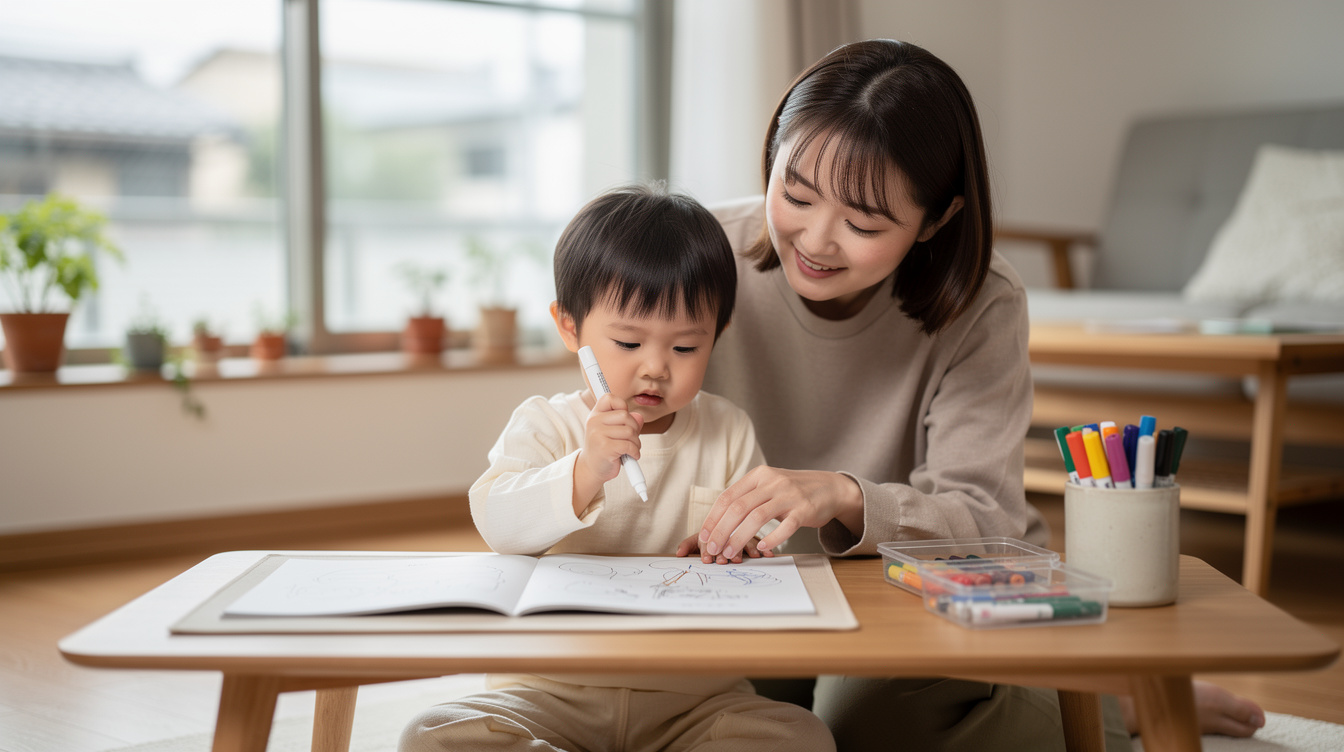 なぜ2歳室内遊びアート汚れないことが大切なのか