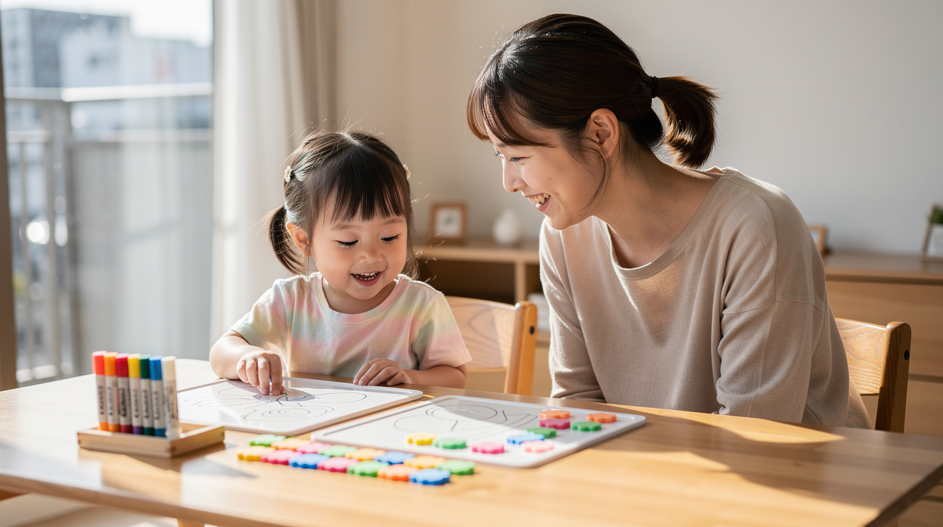 2歳室内遊びアート汚れない方法ベスト7選
