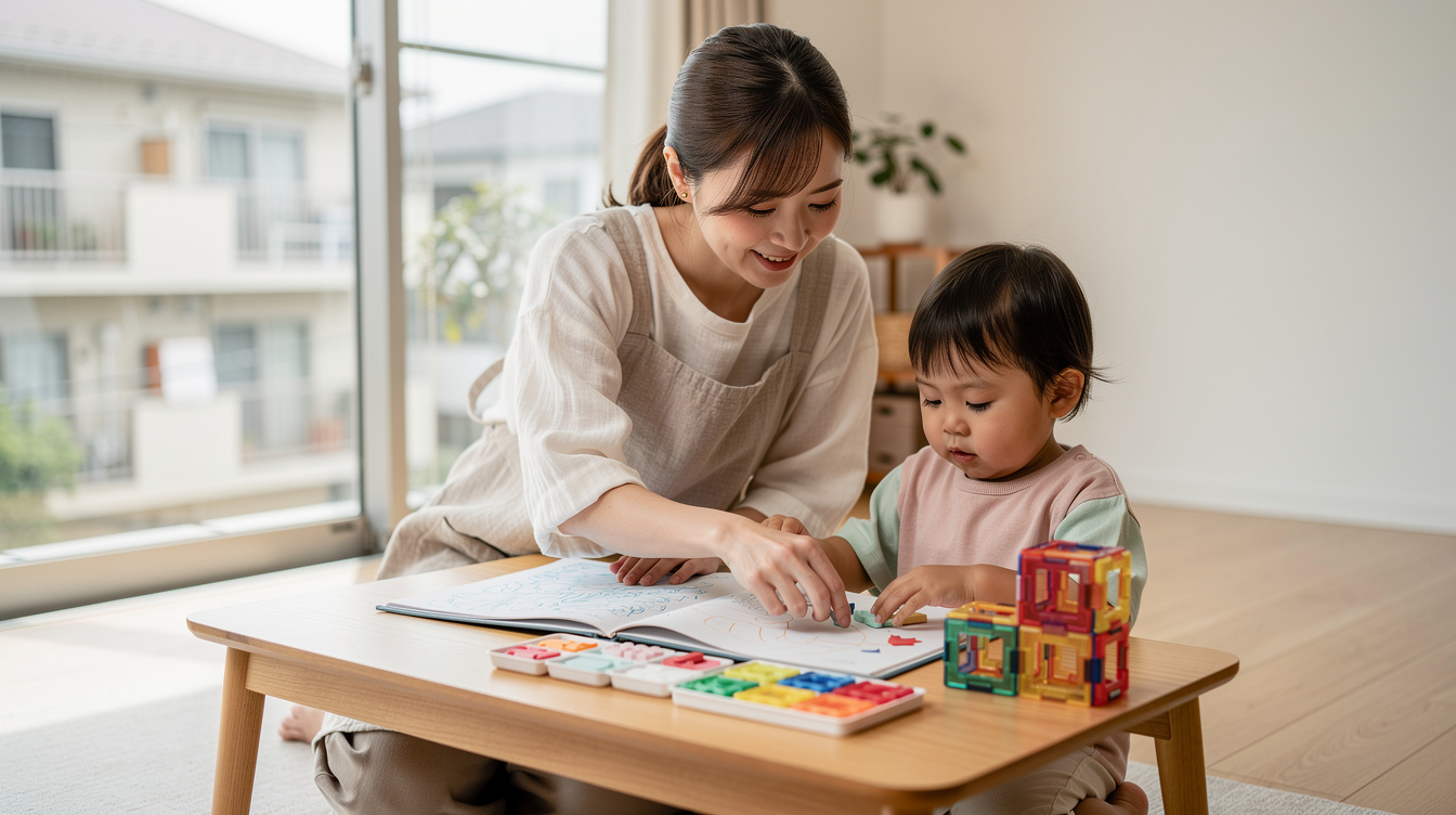 2歳室内遊びアート汚れない!おすすめ素材と道具7選
