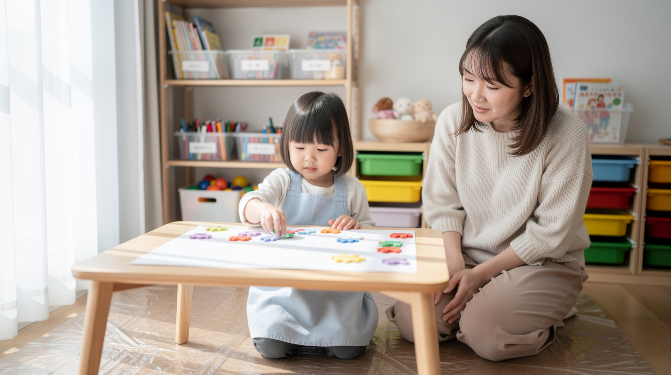 2歳室内遊びアート汚れない!環境セッティングの完全ガイド