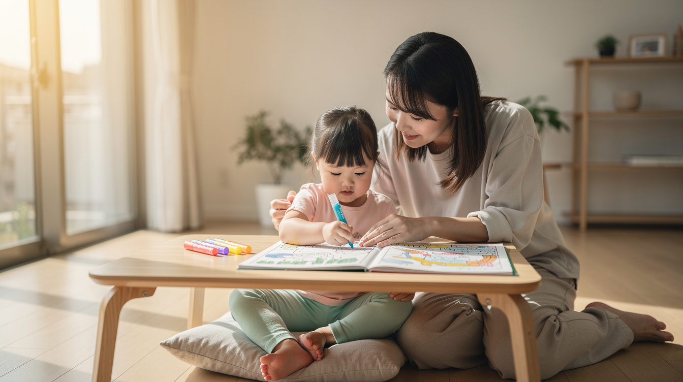 2歳室内遊びアート汚れないが注目される理由