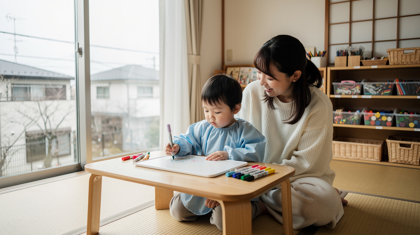 2歳室内遊びアート汚れないが大切な理由とは?