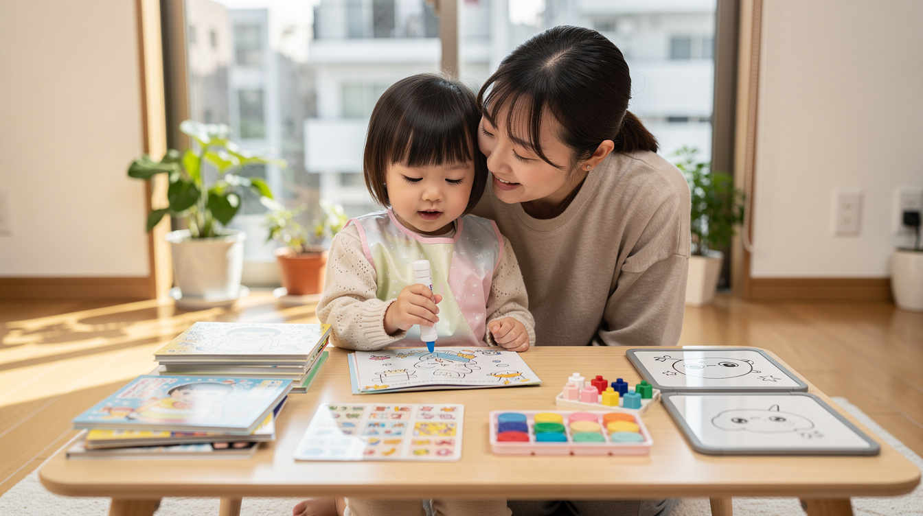 2歳室内遊びアート汚れないおすすめ道具7選