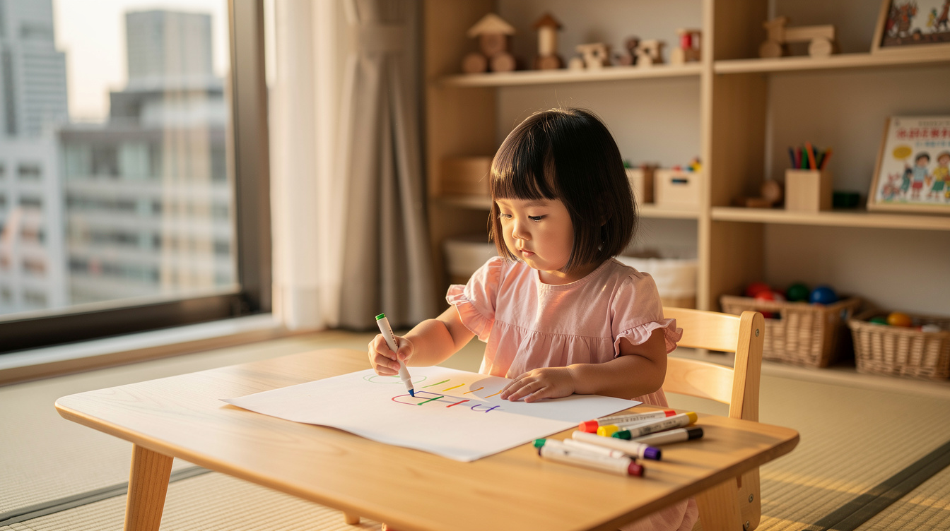 2歳室内遊びアート汚れないが注目される理由