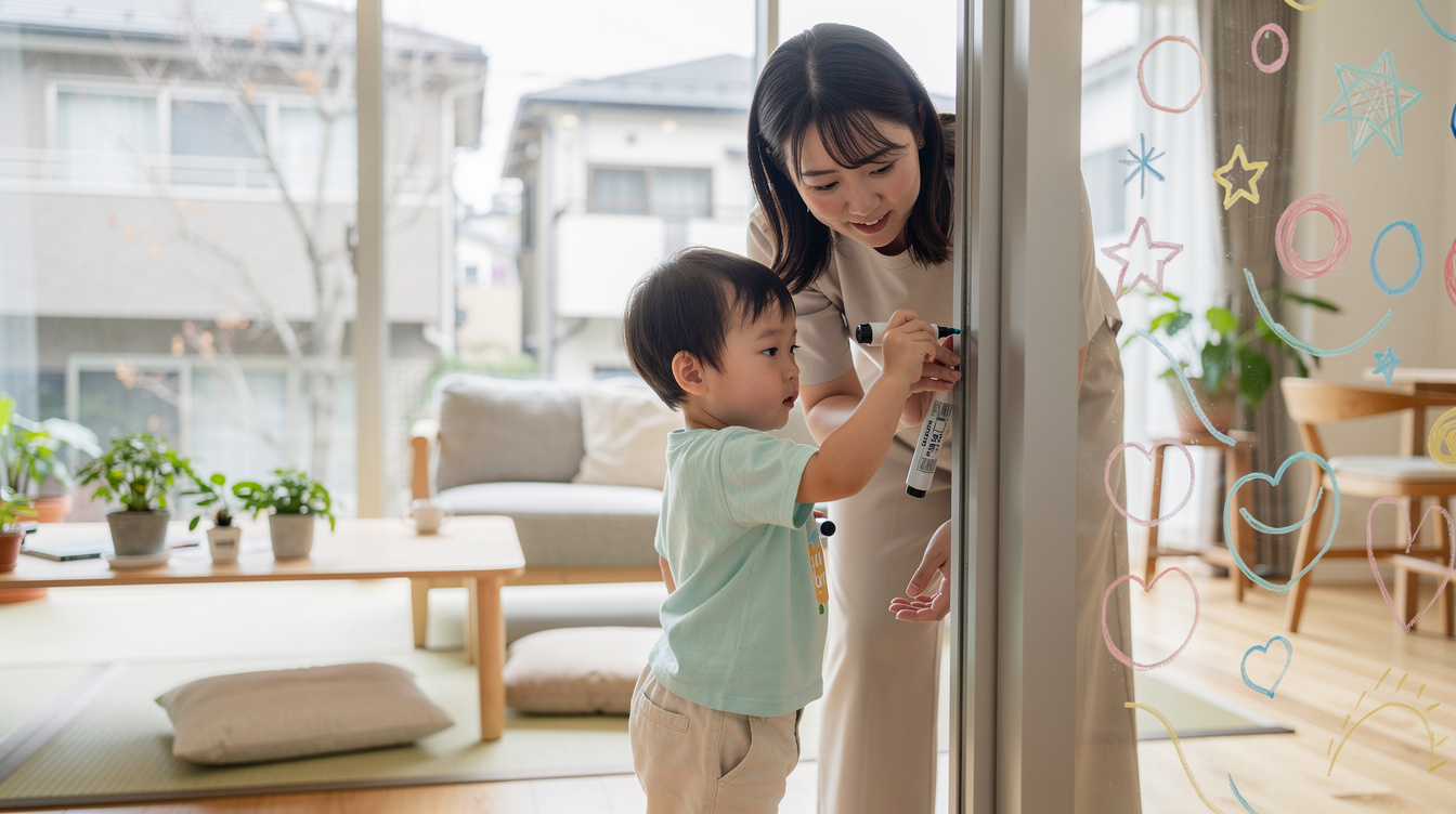 2歳室内遊びアート汚れない人気アイデア①〜④