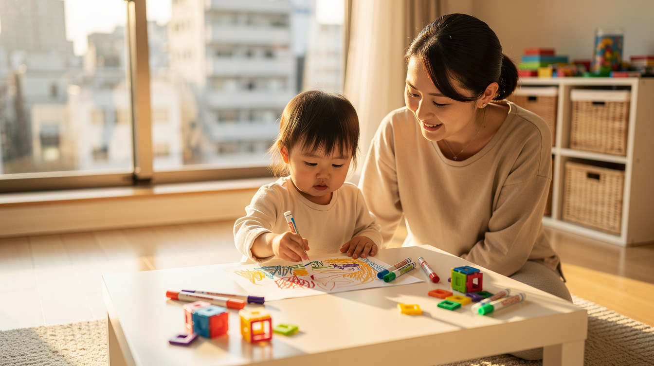 2歳室内遊びアート汚れないが大切な理由とは?