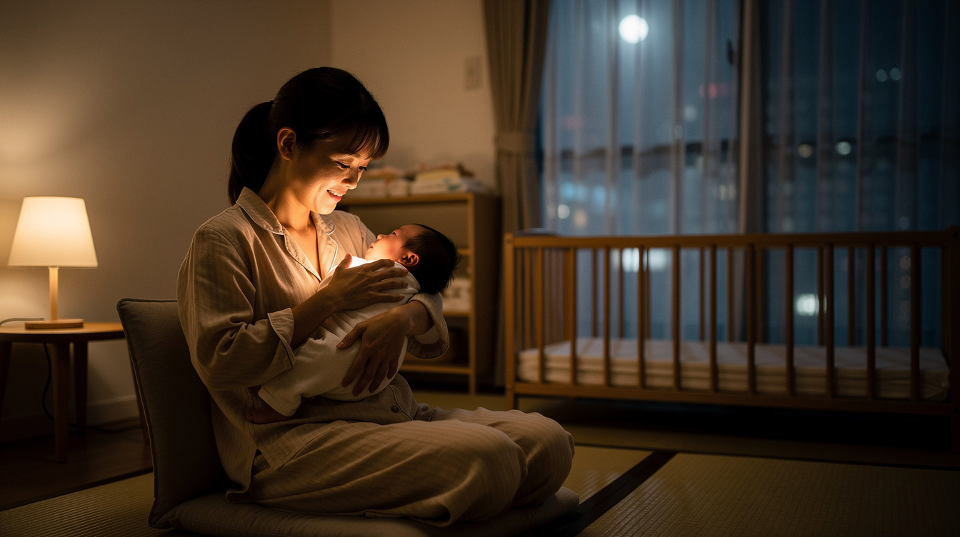 新生児授乳間隔夜中の基本知識|なぜ頻繁に起きるの?