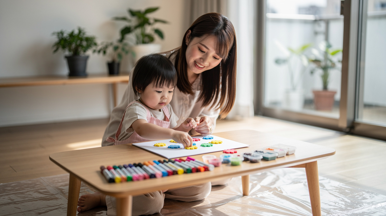 2歳室内遊びアート汚れないが重要な理由とは？