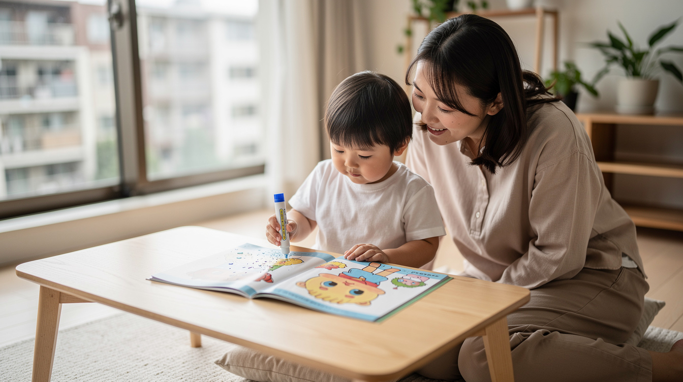 2歳室内遊びアート汚れないおすすめ5選【道具不要〜簡単素材】