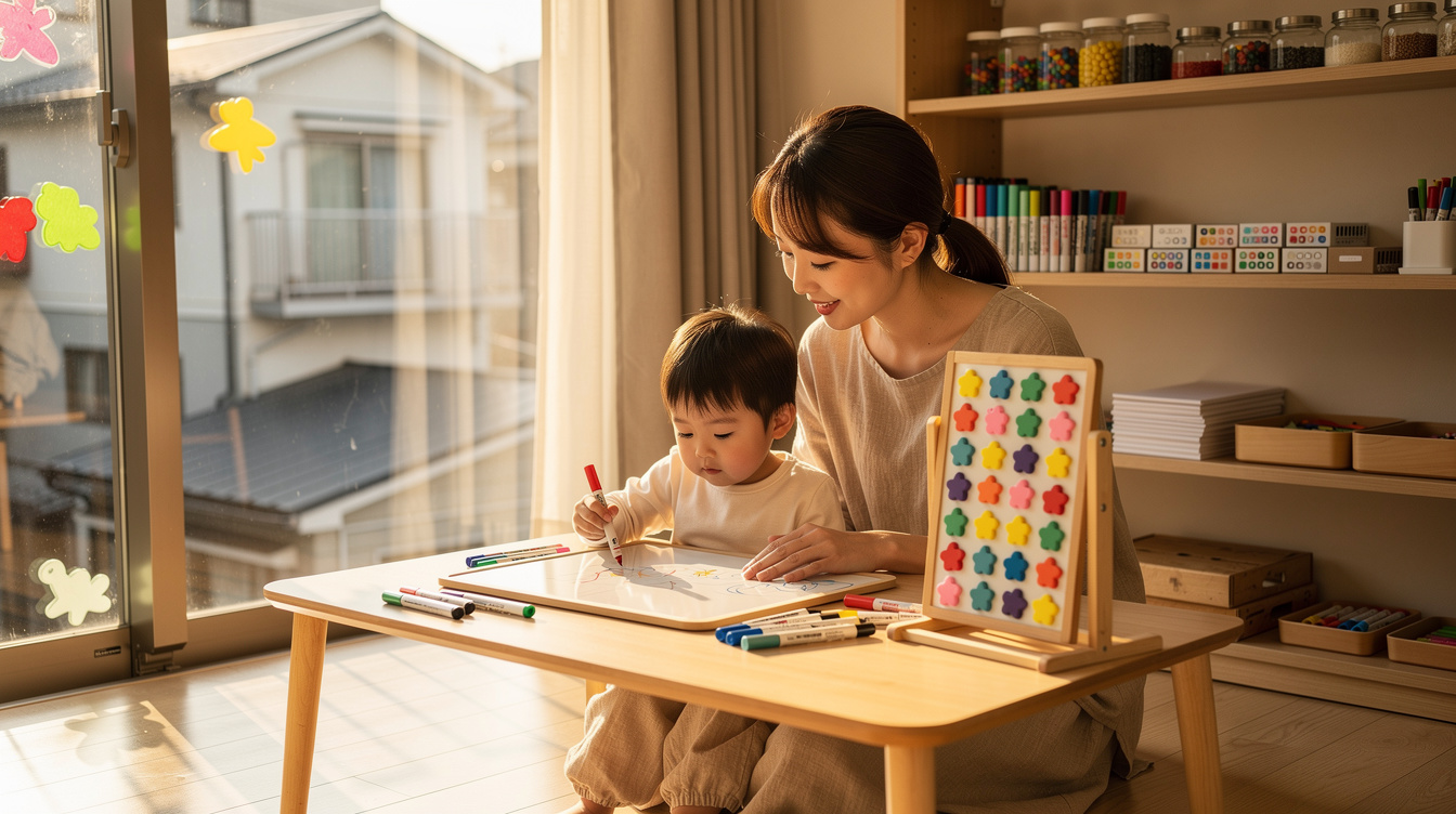2歳室内遊びアート汚れない7つのアイデア完全解説