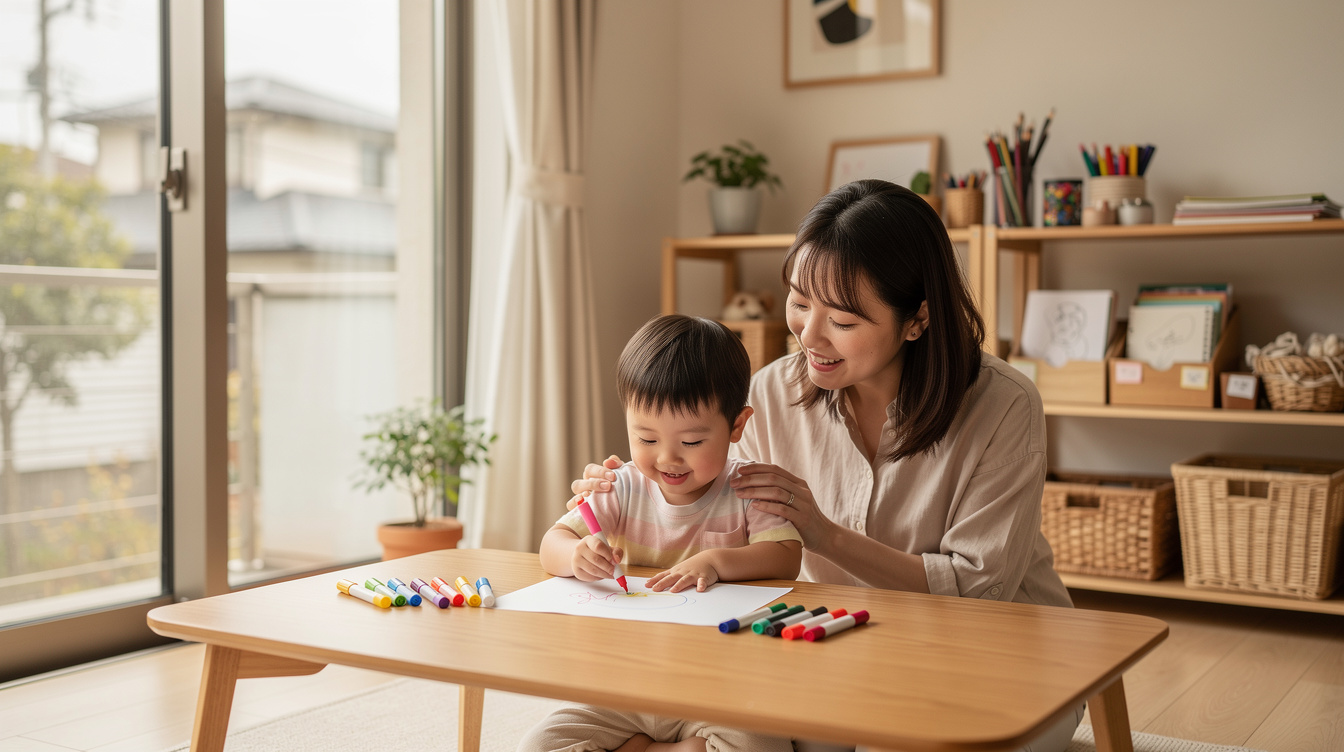 2歳室内遊びアート汚れない!おすすめアイデア10選