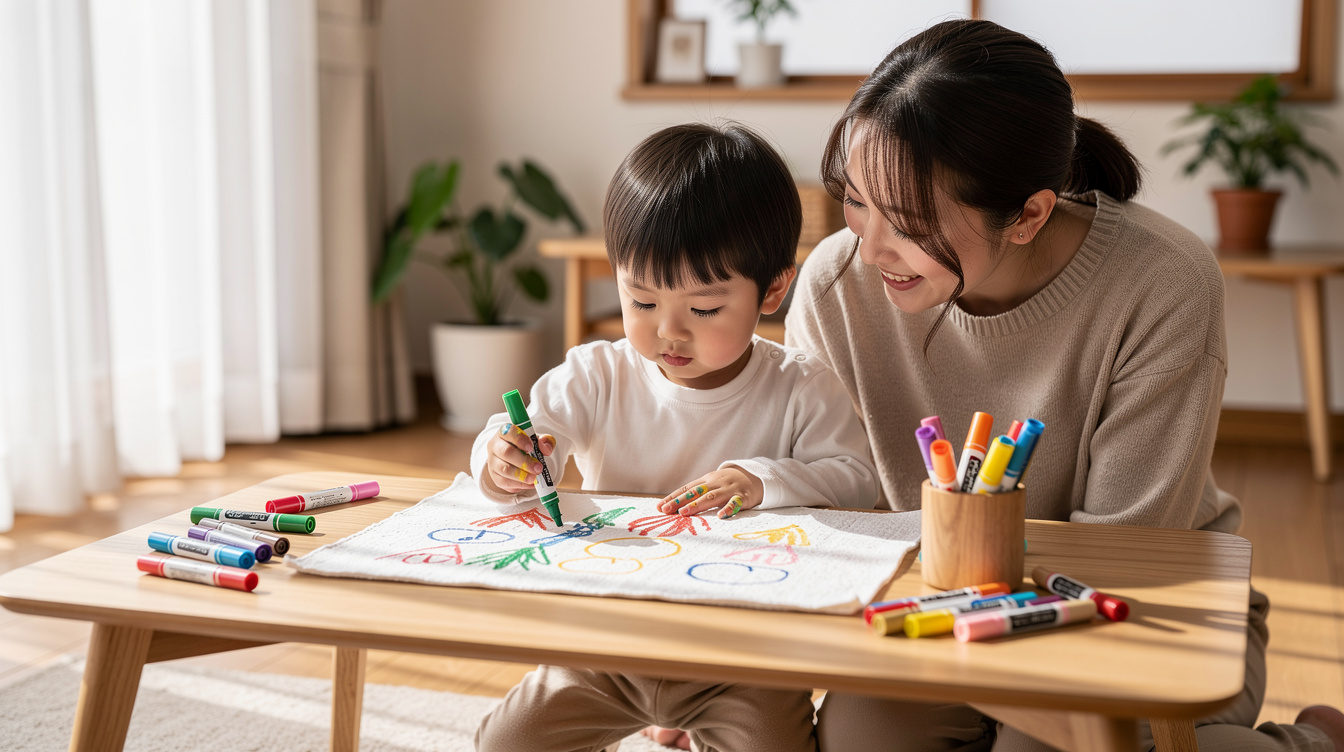 2歳室内遊びアート汚れないが重要な理由とは?