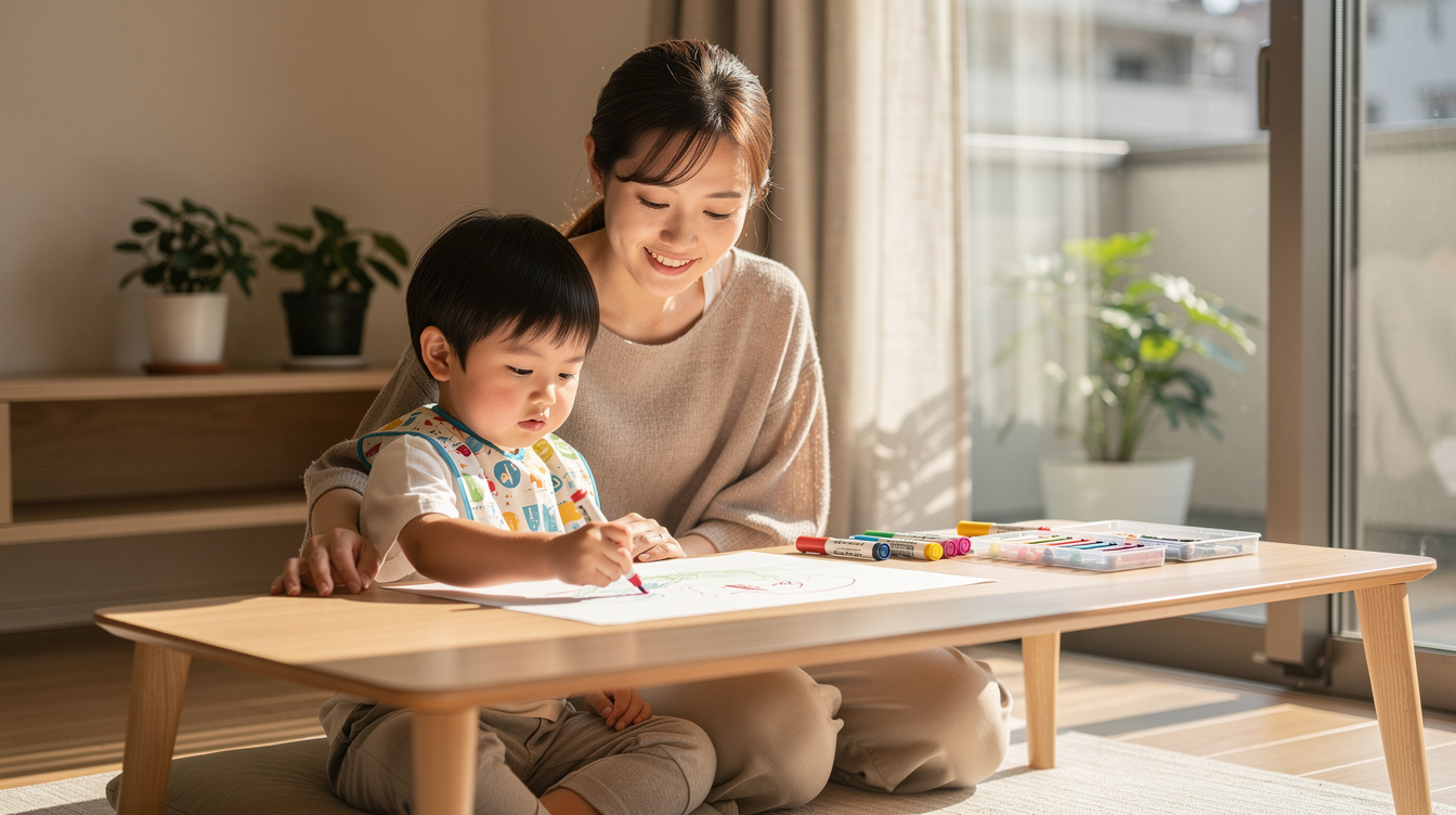 2歳室内遊びアート汚れないが難しい理由と解決策