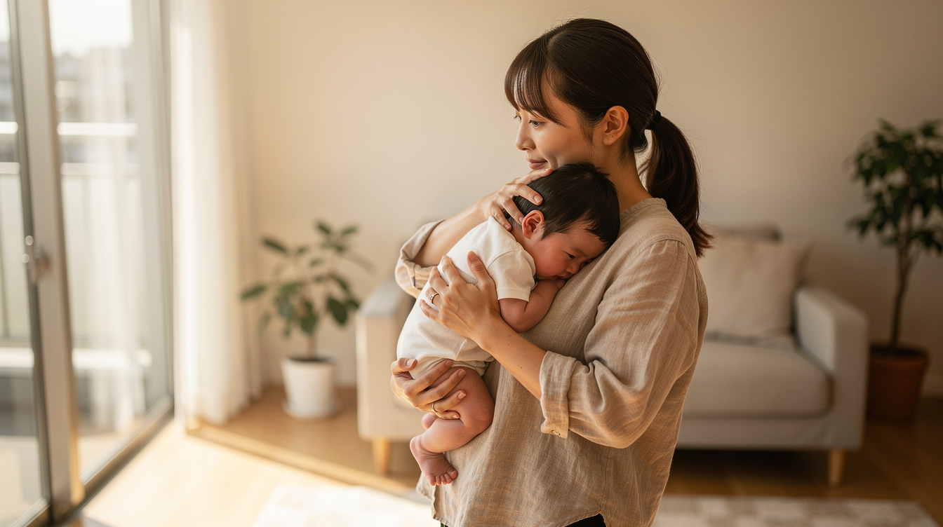 新生児抱っこ首すわり前の縦抱きを安全に行う方法