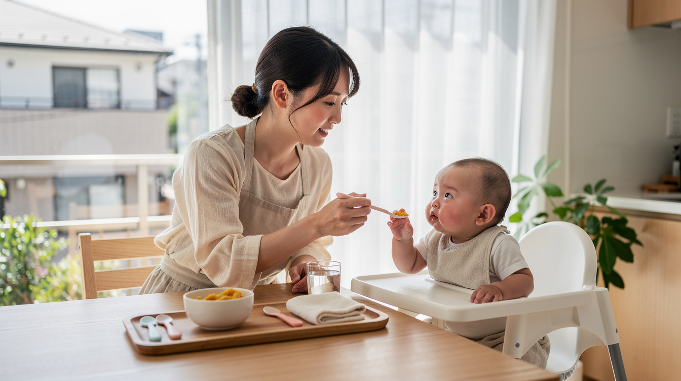 赤ちゃん離乳食いつから開始するのが正解?月齢の目安を解説