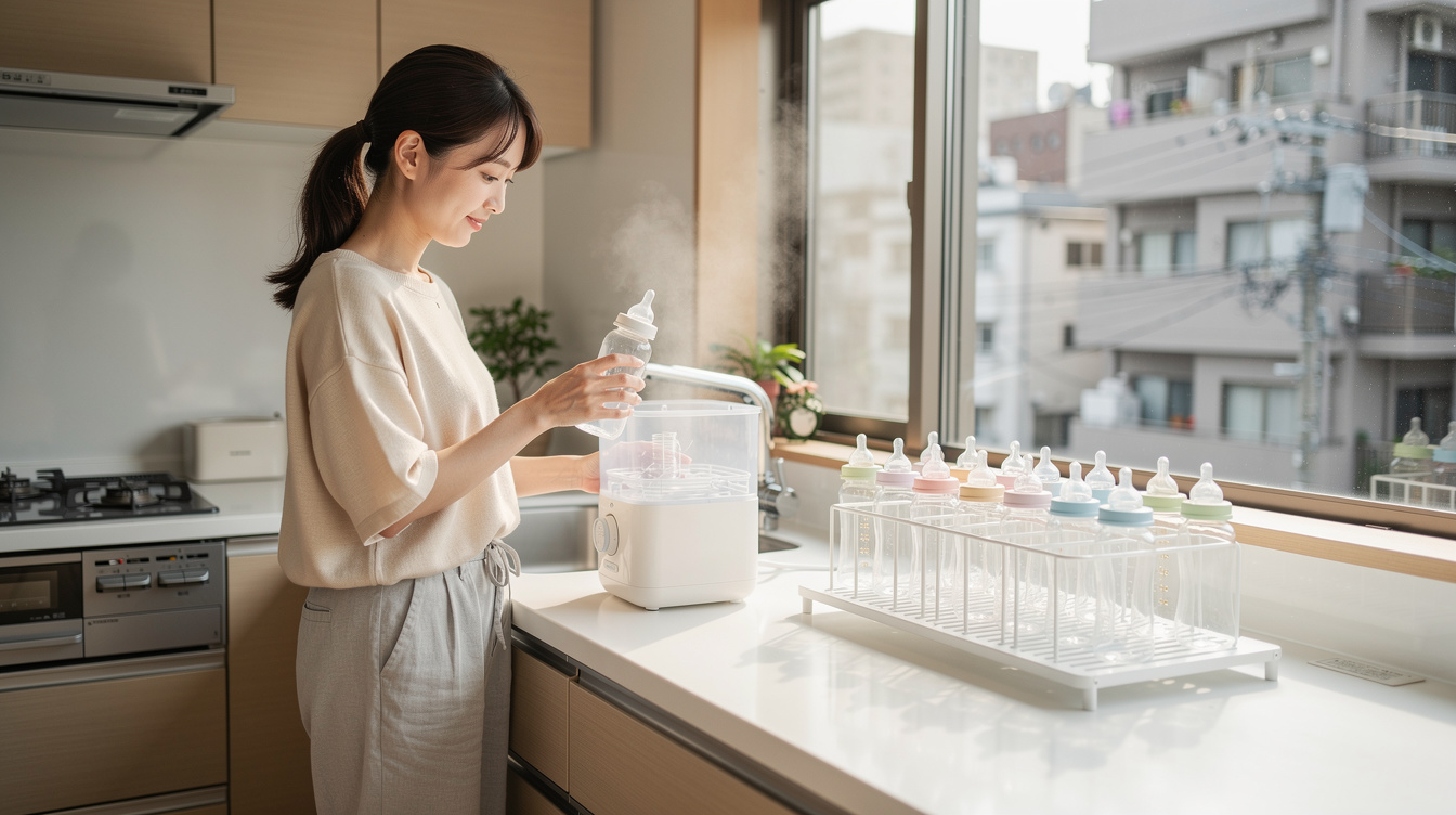 月齢別・赤ちゃん哺乳瓶消毒いつまでの判断基準