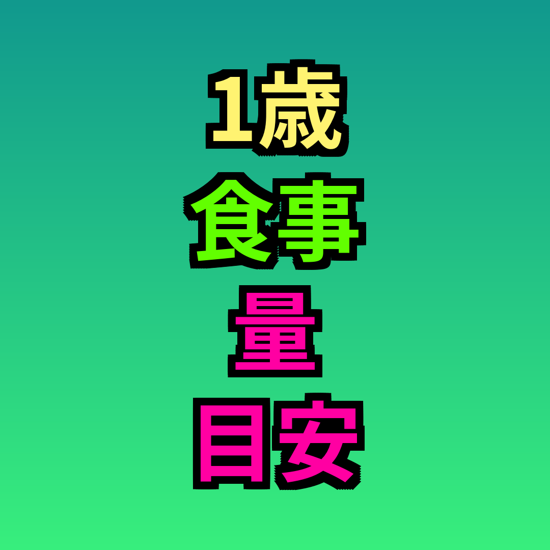 1歳食事量目安