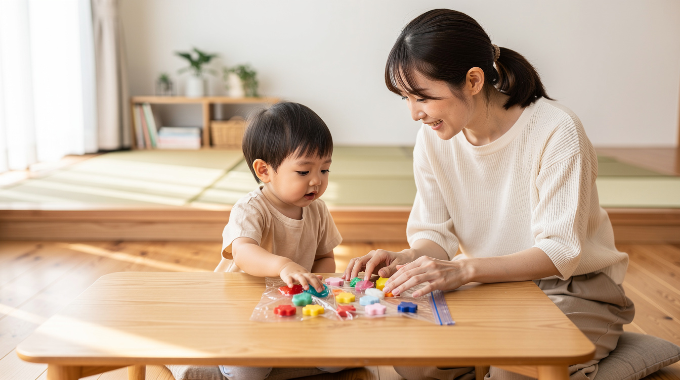 2歳室内遊びアート汚れない！おすすめ遊び5選（後半）