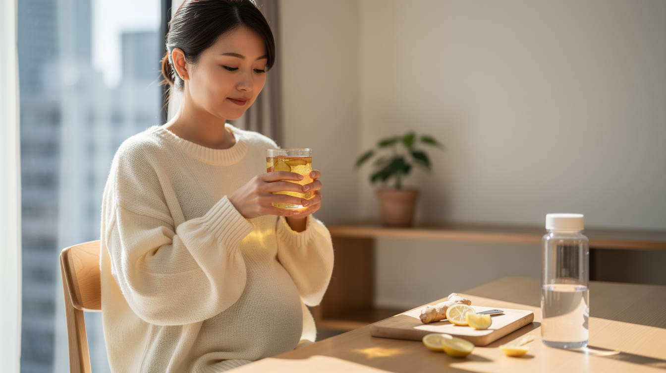 妊娠初期つわり軽くする飲み物・水分補給のコツ