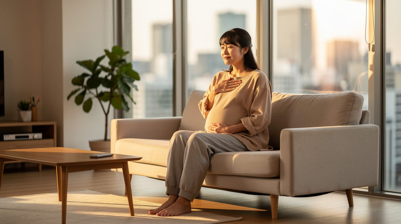 妊娠後期動悸息切れを悪化させるNG行動