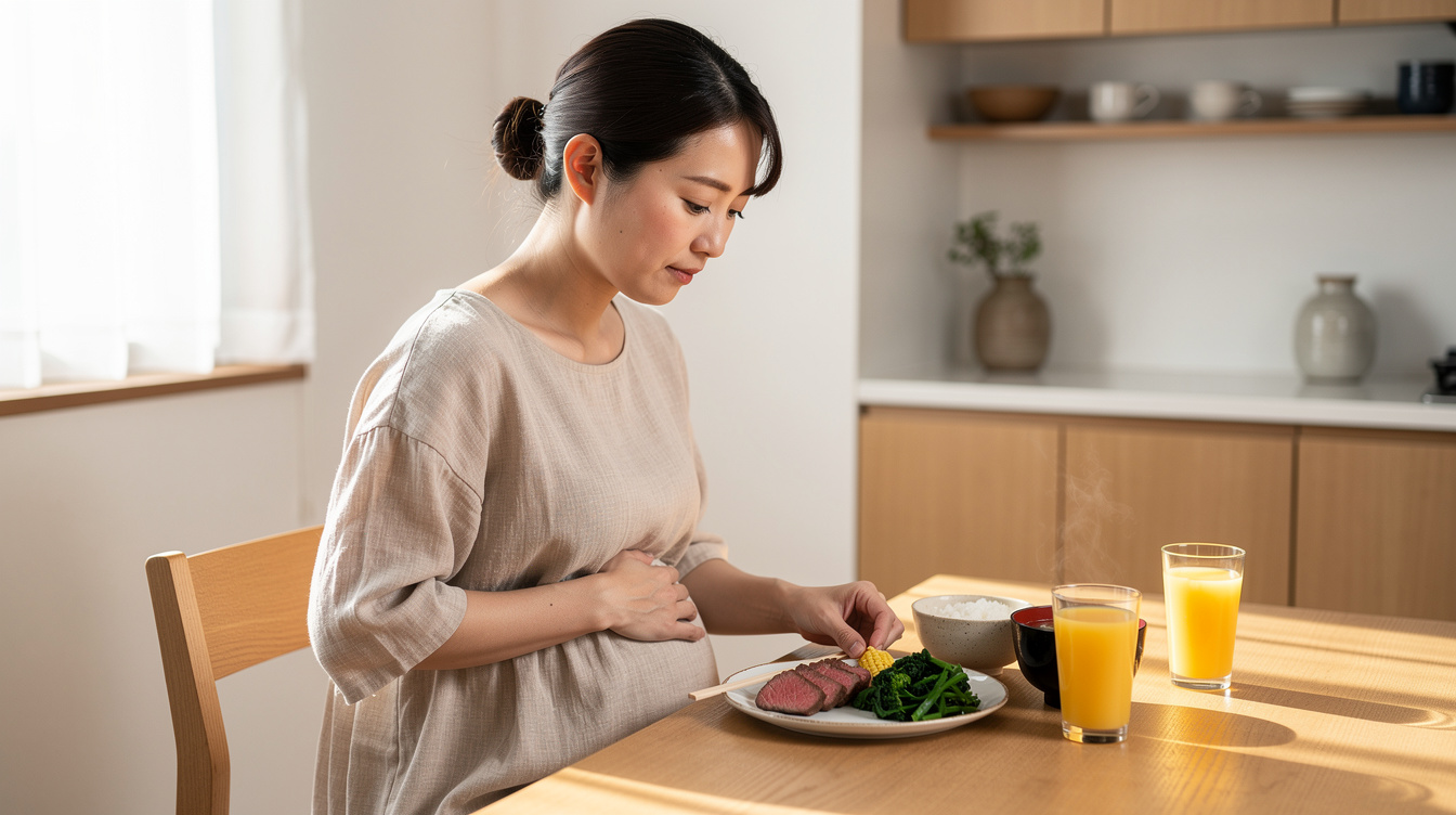 妊娠中貧血食事改善の基本｜ヘム鉄・非ヘム鉄を上手に摂る