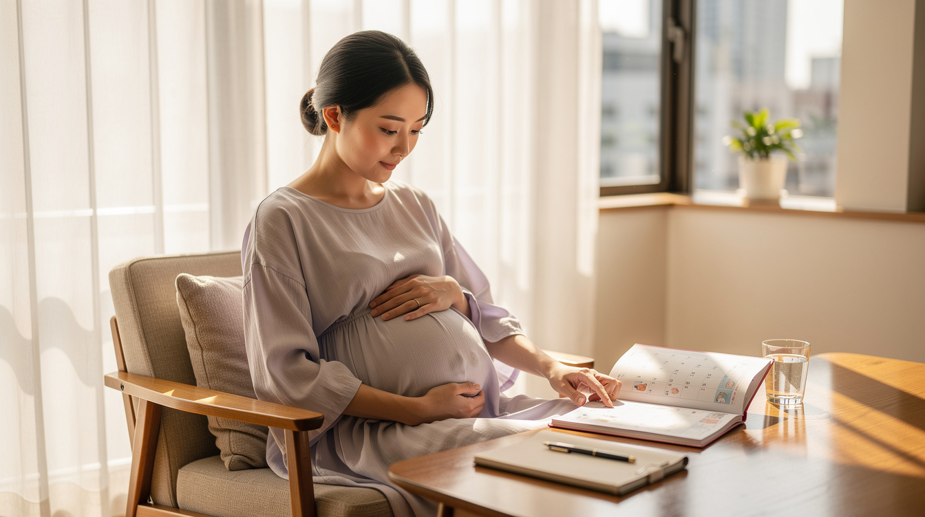 妊娠週数数え方計算と妊娠月数の対応表