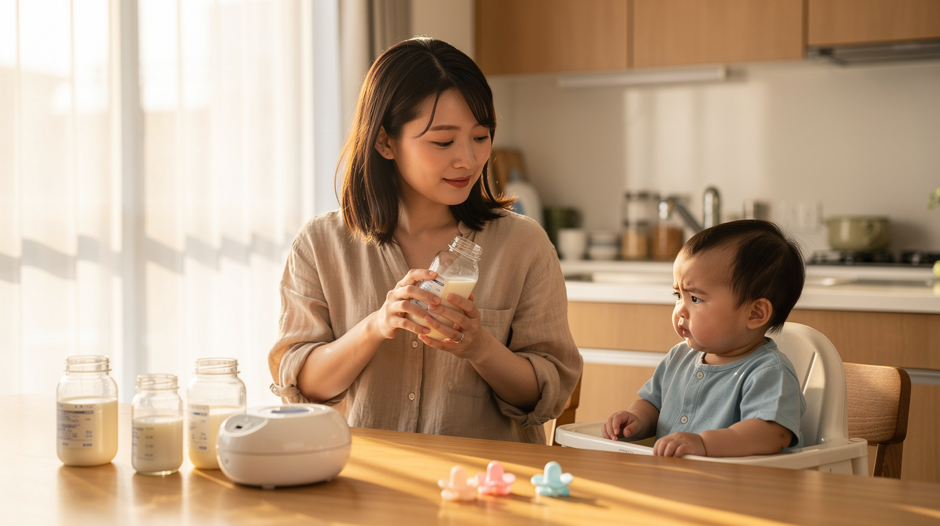 ミルク飲まない哺乳瓶嫌がる月齢別の特徴と対処法