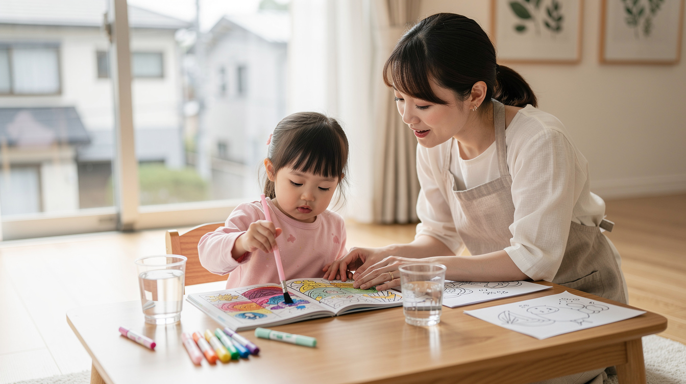 2歳室内遊びアート汚れない！おすすめ遊び5選（前半）