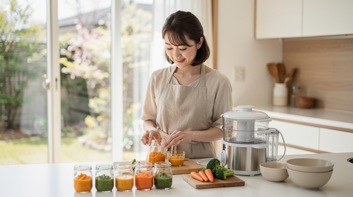離乳食中期レシピ簡単の時短テク!まとめ調理で楽々
