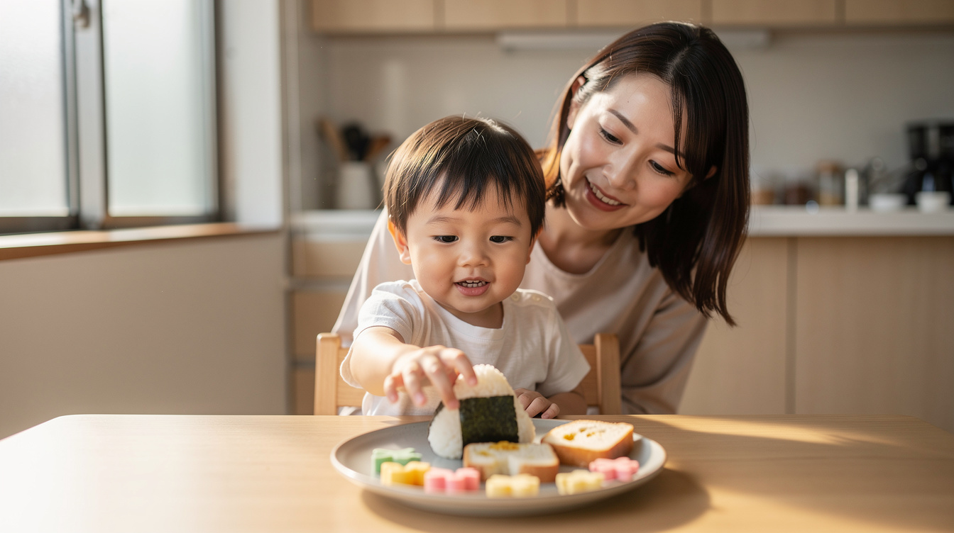 離乳食後期手づかみレシピ【主食編】おにぎり・パン・パスタ5選