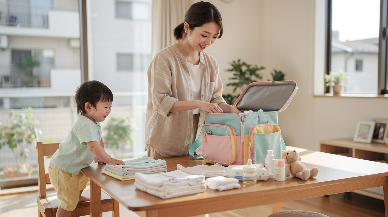 2歳お出かけ持ち物リスト|季節・目的地別の追加アイテム