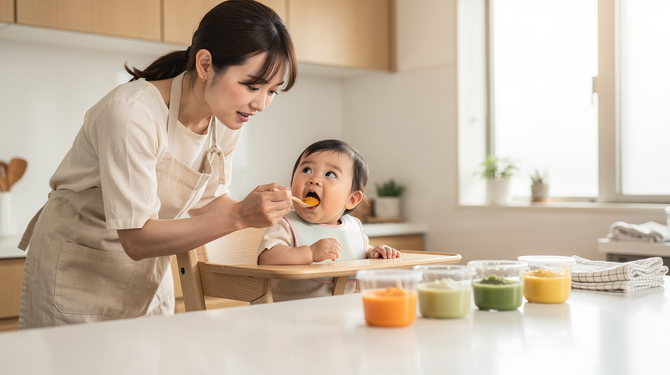 離乳食アレルギー進め方ステップ別解説｜月齢ごとの食材の広げ方