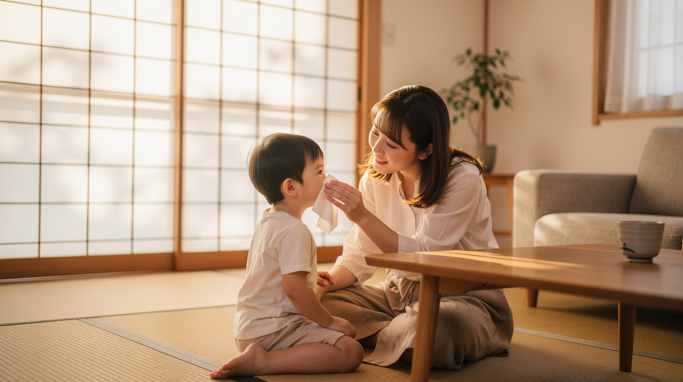 子供鼻水透明黄色違いの原因を詳しく解説