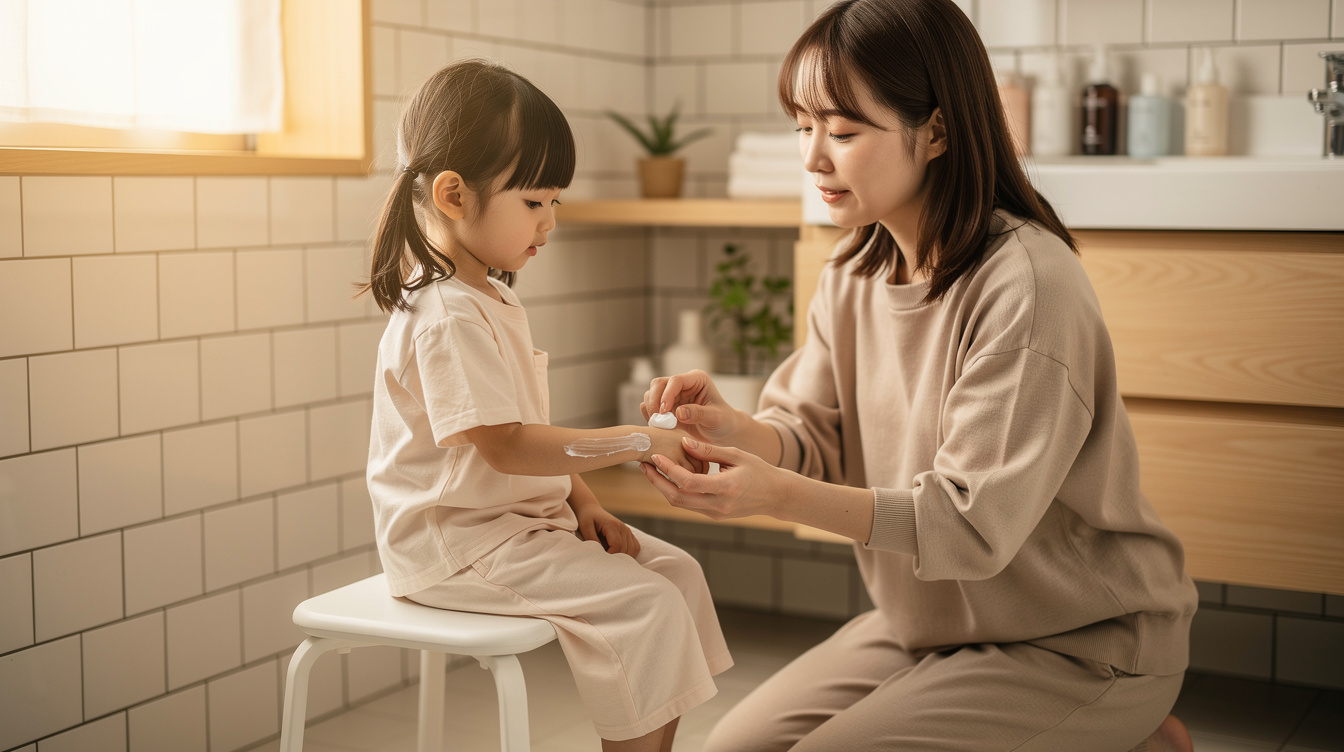 子供の乾燥肌はなぜ起きる？原因を正しく理解しよう