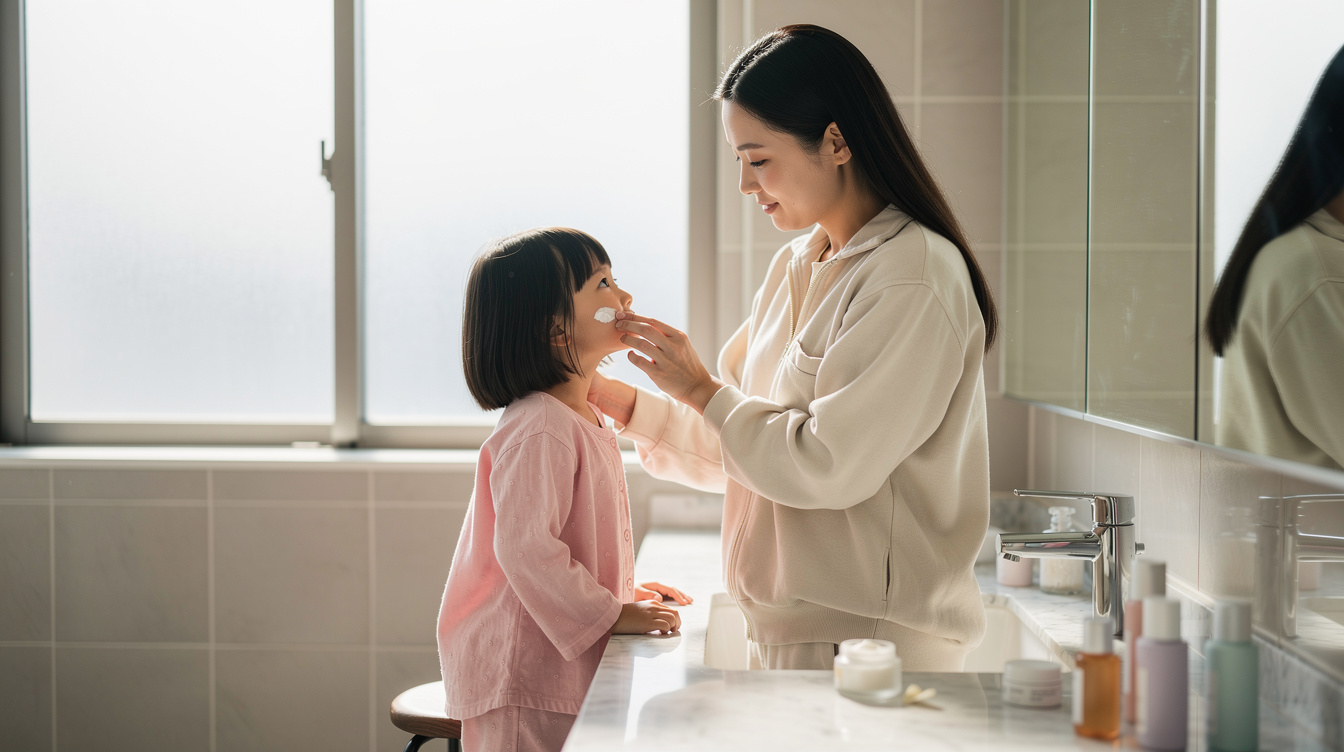 子供乾燥肌保湿おすすめの正しい塗り方・タイミング