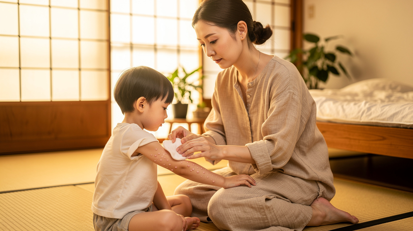 子供水いぼ治療自然治癒の期間と経過の目安