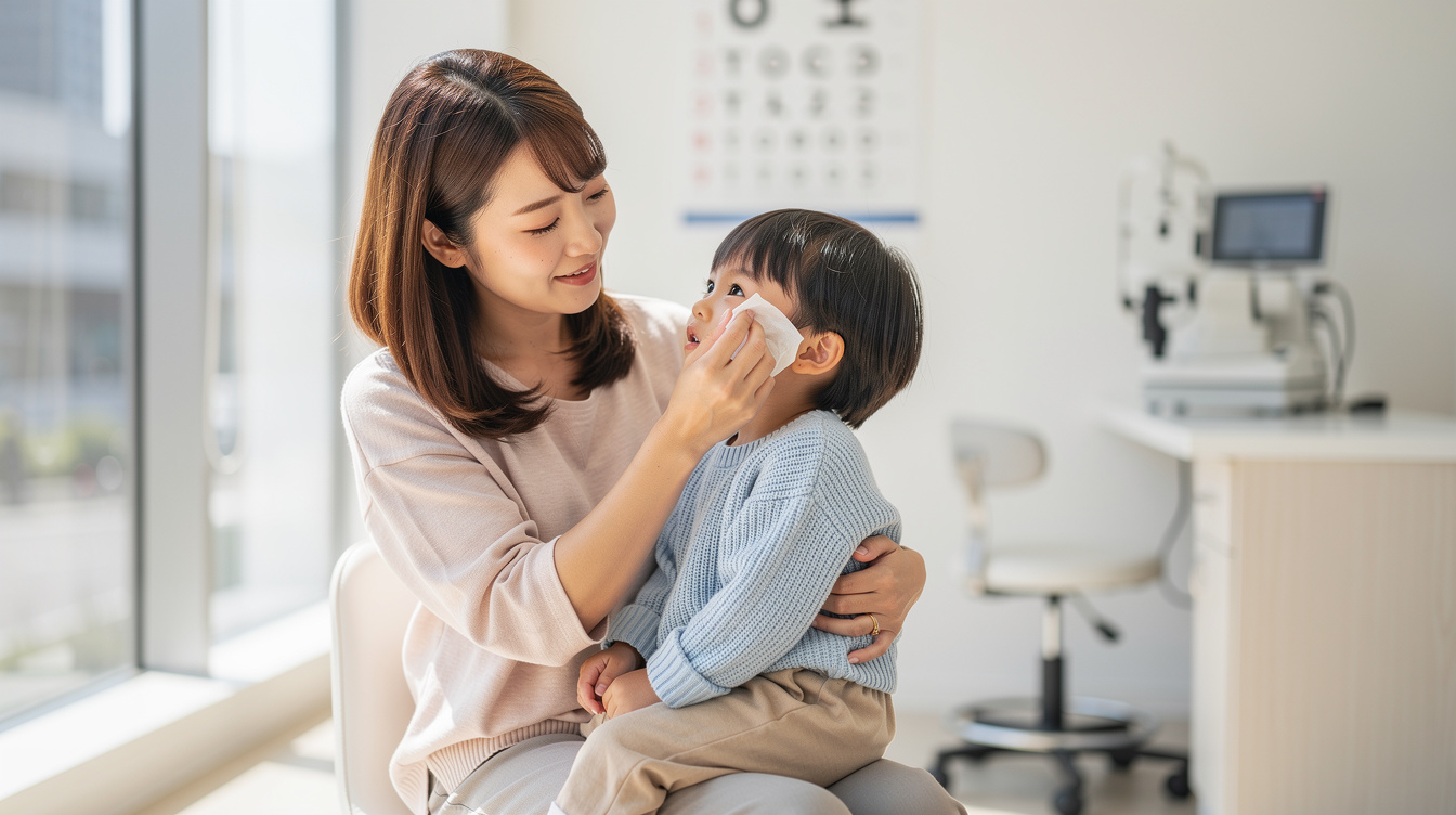 子供目やに多い眼科の受診タイミング|年齢別チェックポイント