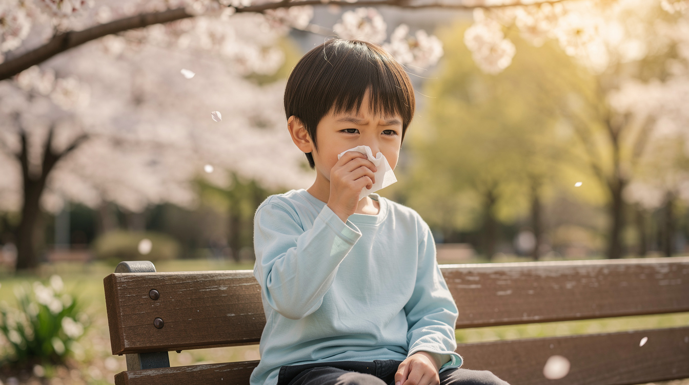 子供花粉症何歳から発症するの？最新データで解説