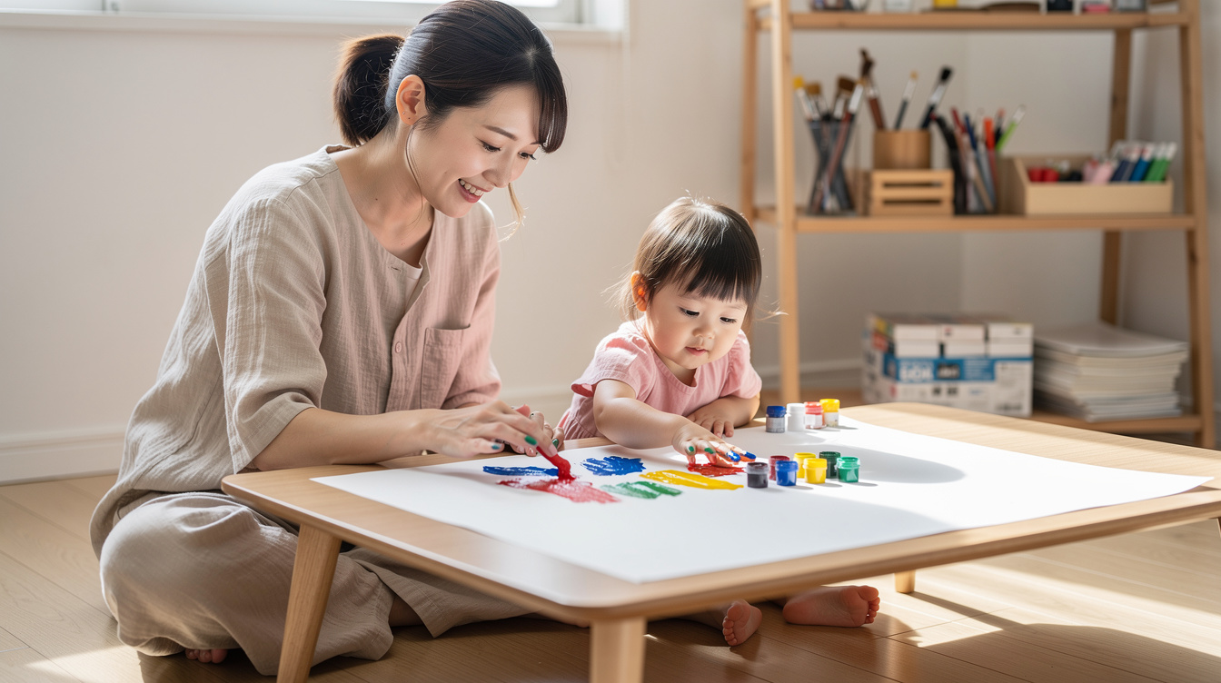 2歳室内遊びアート汚れないが難しい理由と基本の考え方
