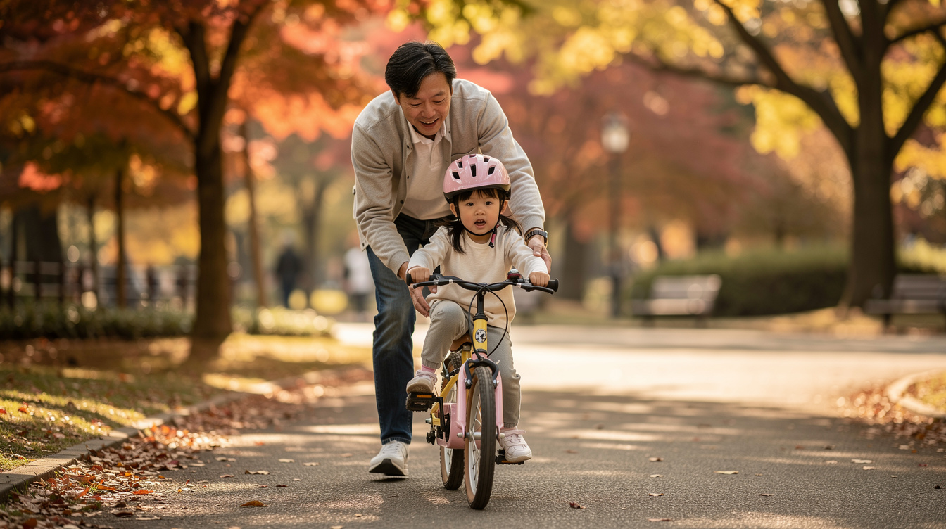 3歳自転車補助輪なし練習の具体的な3ステップ手順