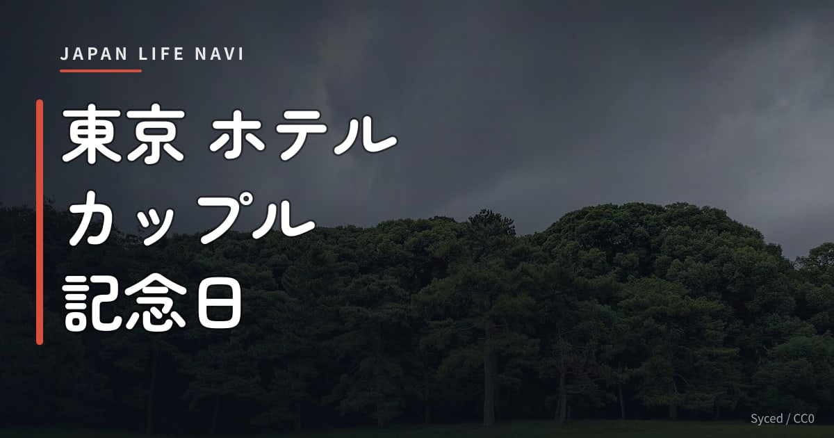 東京 ホテル カップル 記念日 東京 ホテル カップル 記念日｜特別な夜を演出するホテル5選