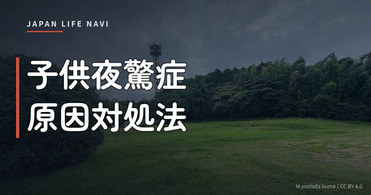 子供夜驚症原因対処法
