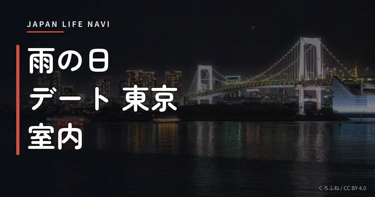 雨の日 デート 東京 室内